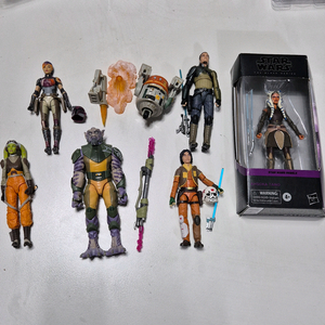 스타워즈 블랙시리즈 6인치 반란군 아소카 7종 고스트크루 이미지