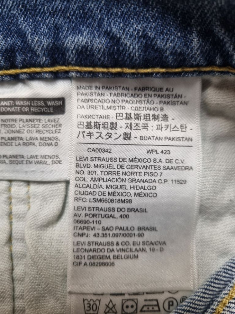 33)리바이스 502 워싱 스판 145주년기념 일자 이미지