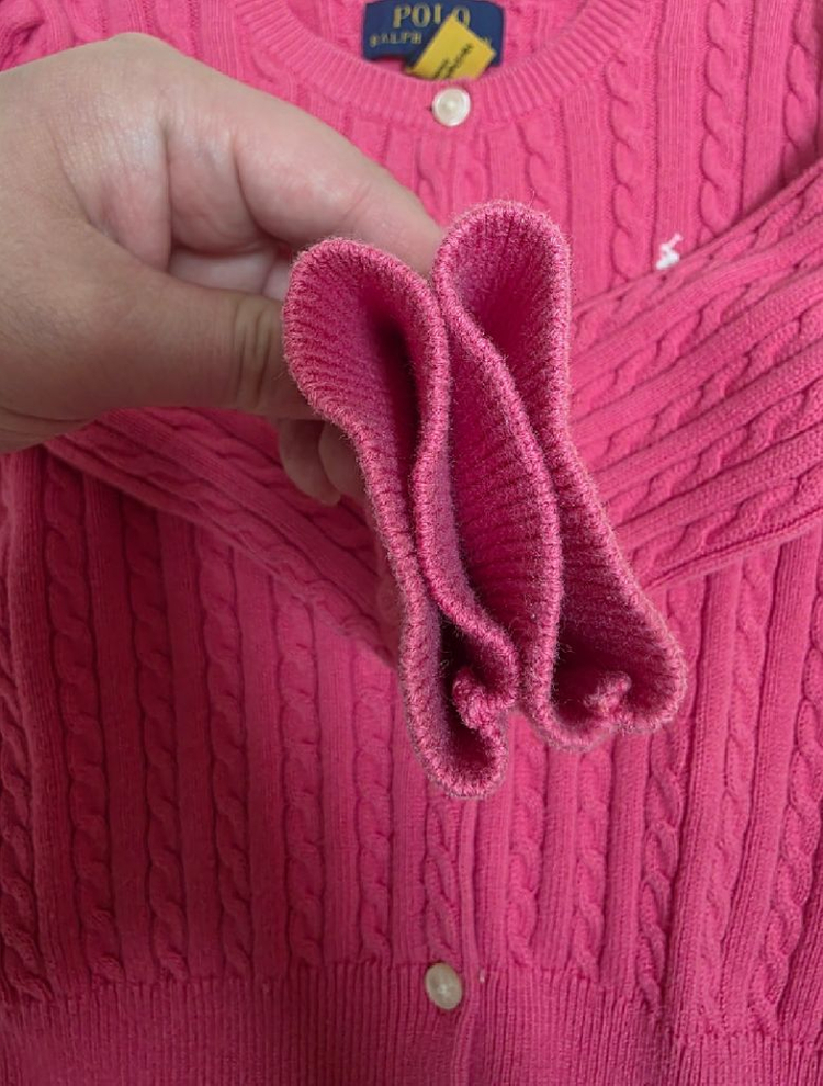 폴로 랄프로렌 키즈 케이블 니트 가디건 3T 이미지