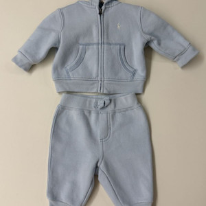 폴로랄프로렌 베이비 하늘 후드집업 상하세트 이미지