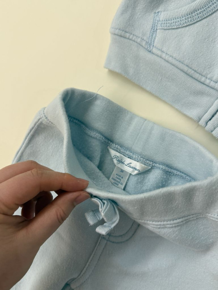 폴로랄프로렌 베이비 하늘 후드집업 상하세트 이미지