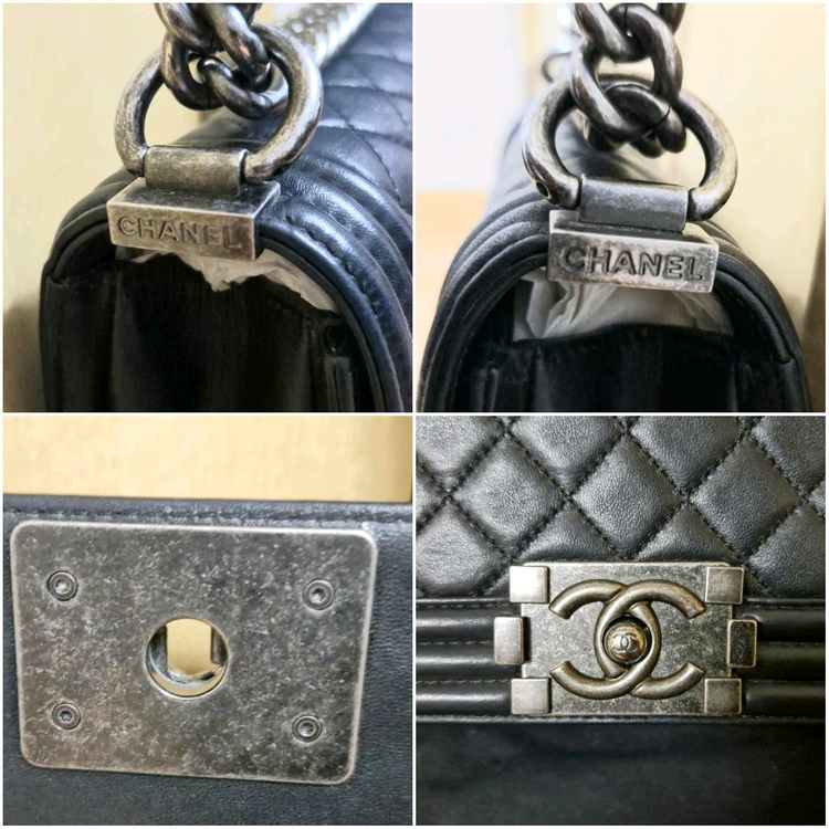 샤넬 보이백 스몰 카프스킨 엔틱 23번대 이미지