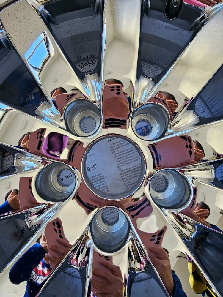 구형 에쿠스/순정17인치/10발 크롬휠/중고 1개/개인/팝니다. 이미지