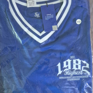 삼성라이온즈 최다관중 유니폼 110사이즈 미개봉 이미지