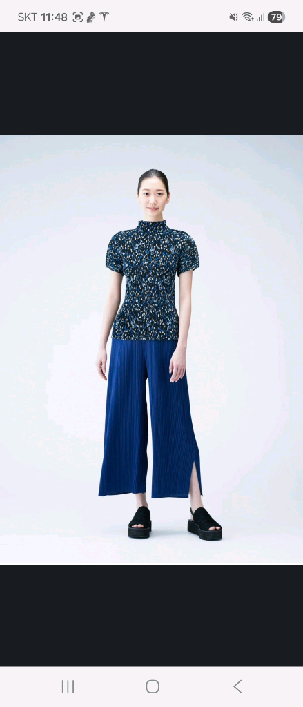 정품) 플리츠플리즈 스프링클 미스트 반목 탑 씨솔트 이미지