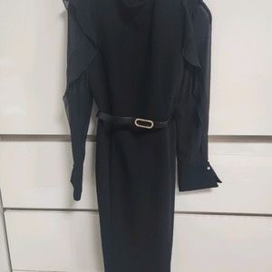 지고트 벨트 블랙 원피스 정품 이미지