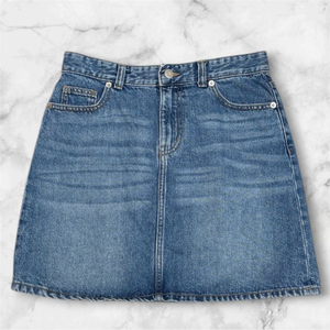 탑텐 데님 면 미니 스커트 청치마 M28사이즈 55-66 정도 이미지