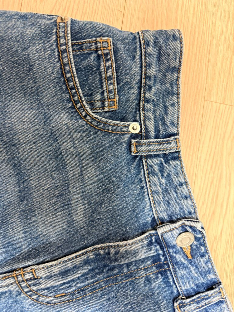 탑텐 데님 면 미니 스커트 청치마 M28사이즈 55-66 정도 이미지