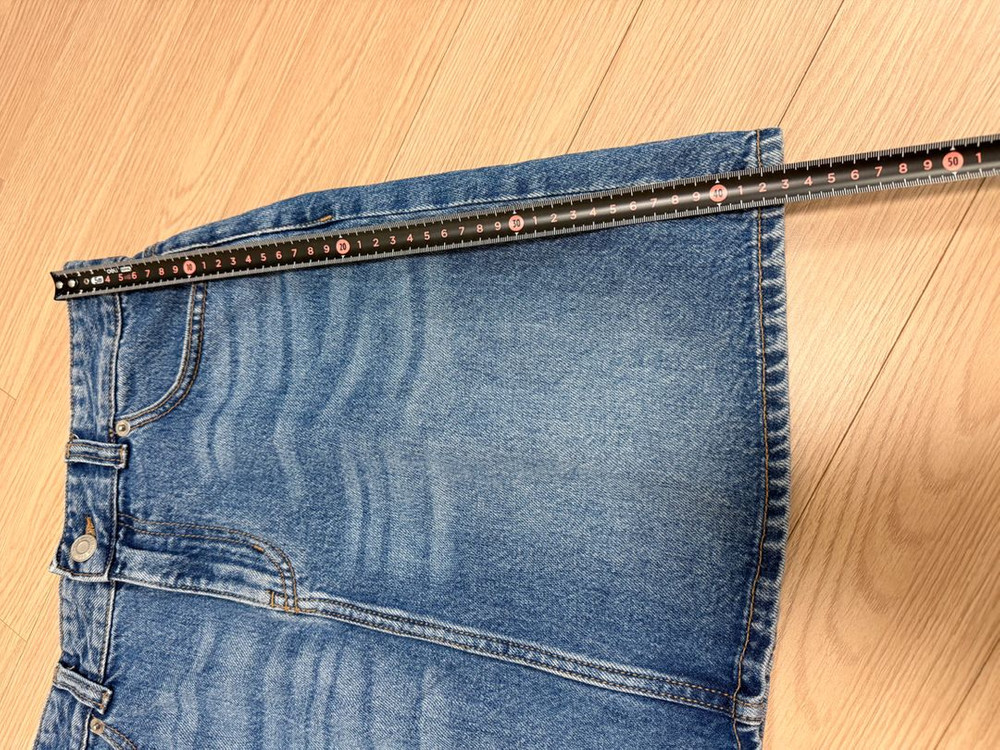 탑텐 데님 면 미니 스커트 청치마 M28사이즈 55-66 정도 이미지