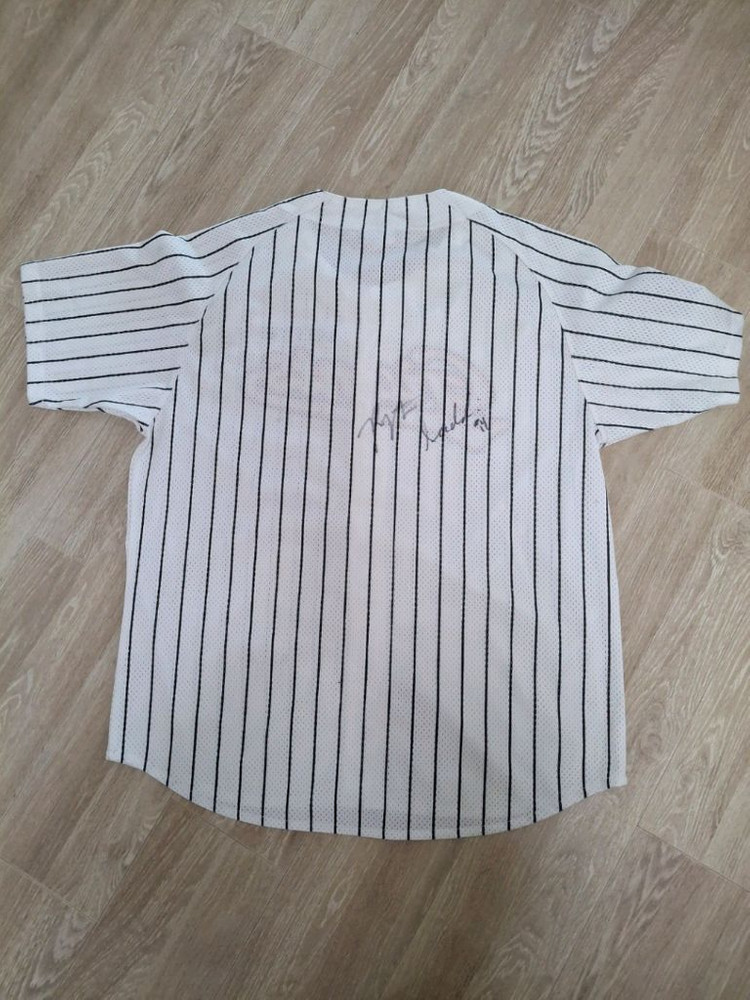 롯데자이언츠 노마킹 홈 스트라이프 100사이즈 유니폼 이미지