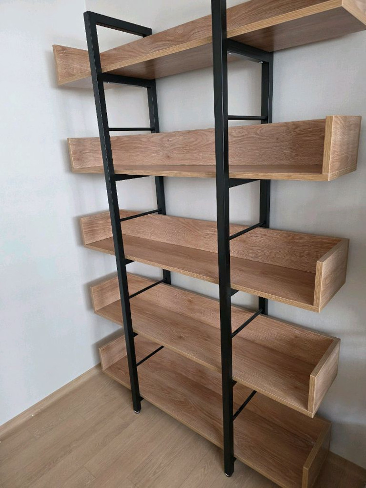 5단 책장 이미지