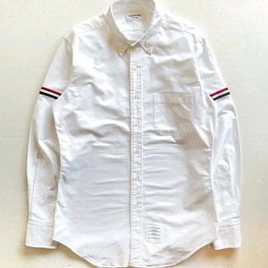 [정품] 톰브라운 정품 시어서커 암밴드 셔츠 XXL 이미지