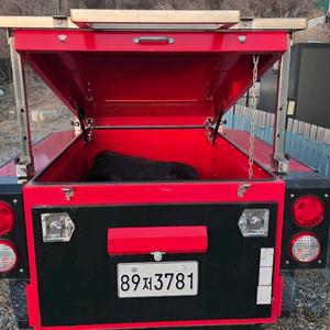 캠핑용 카고 트레일러 이미지