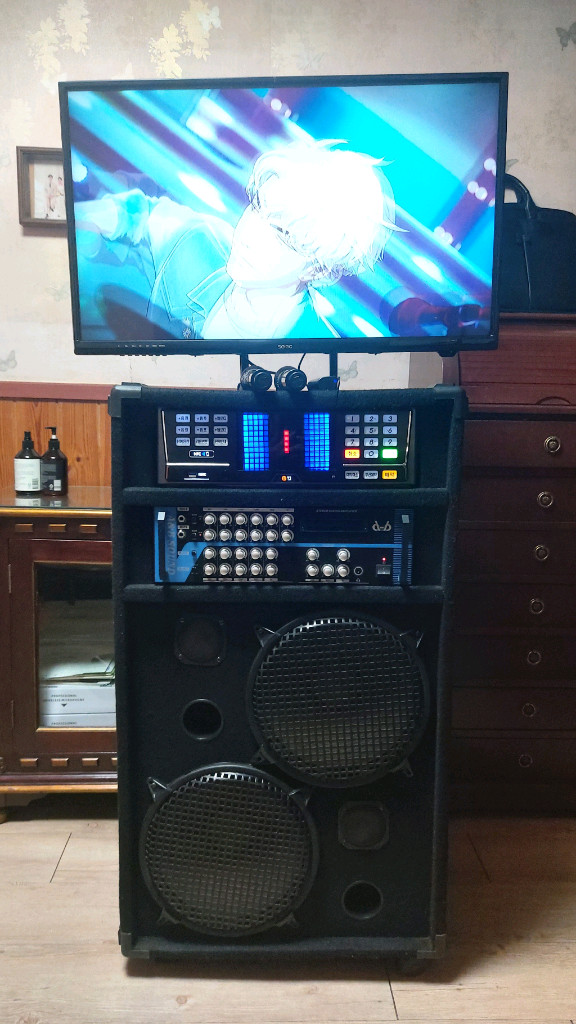 이동식 노래방 반주기 풀세트 이미지