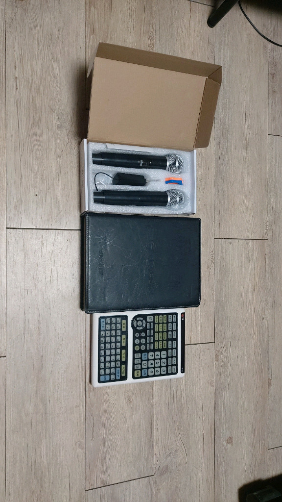 이동식 노래방 반주기 풀세트 이미지