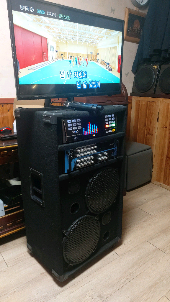 이동식 노래방 반주기 풀세트 이미지