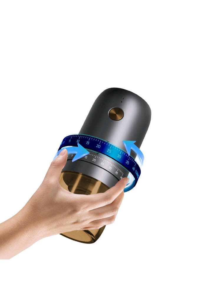 (새상품 박스미개봉) 전동 커피 그라인더 자동 원두 분쇄기 무선 휴대용 가정용 이미지