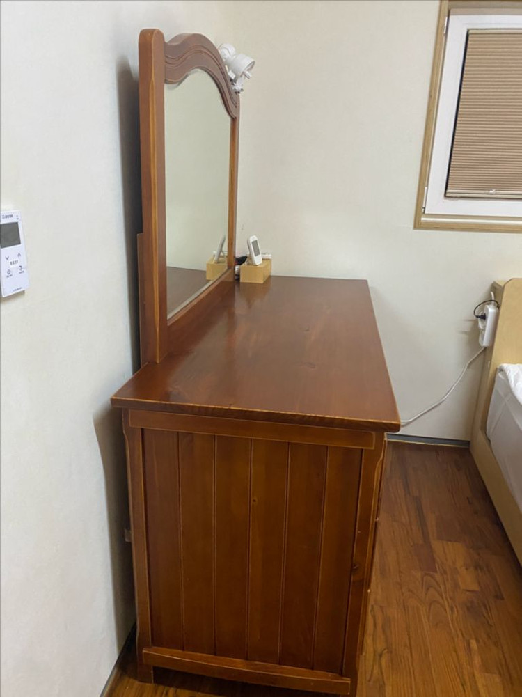 마들렌상점 리치 원목 3단 서랍장 + 거울 이미지