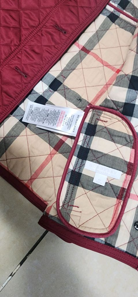 버버리 키즈 퀼팅 라운드 자켓 8Y 롱패딩 8Y 이미지