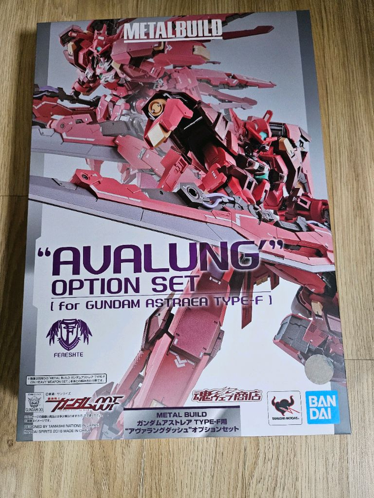 메탈빌드 건담 아스트레아 TYPE-F(헤비웨폰 세트), 아발렁 옵션 세트 개봉 이미지
