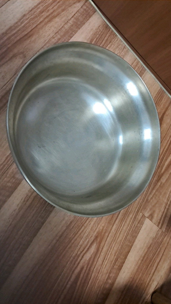 무형문화재 77호 이봉주 유기 놋그릇 대형푼주 30cm 이미지