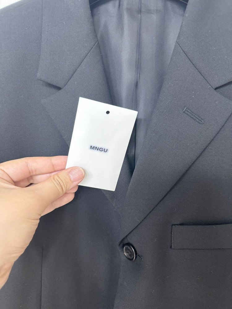 [L] MNGU 스탠다드 3버튼 자켓 블랙 이미지
