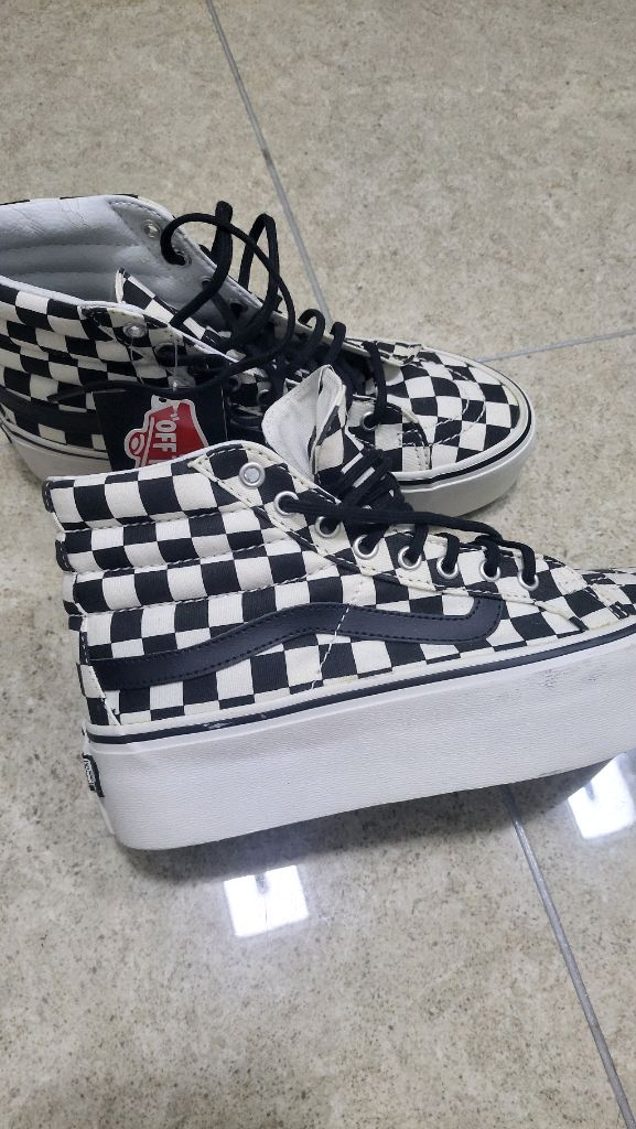 반스 하이탑 키높이 스니커즈 225 이미지