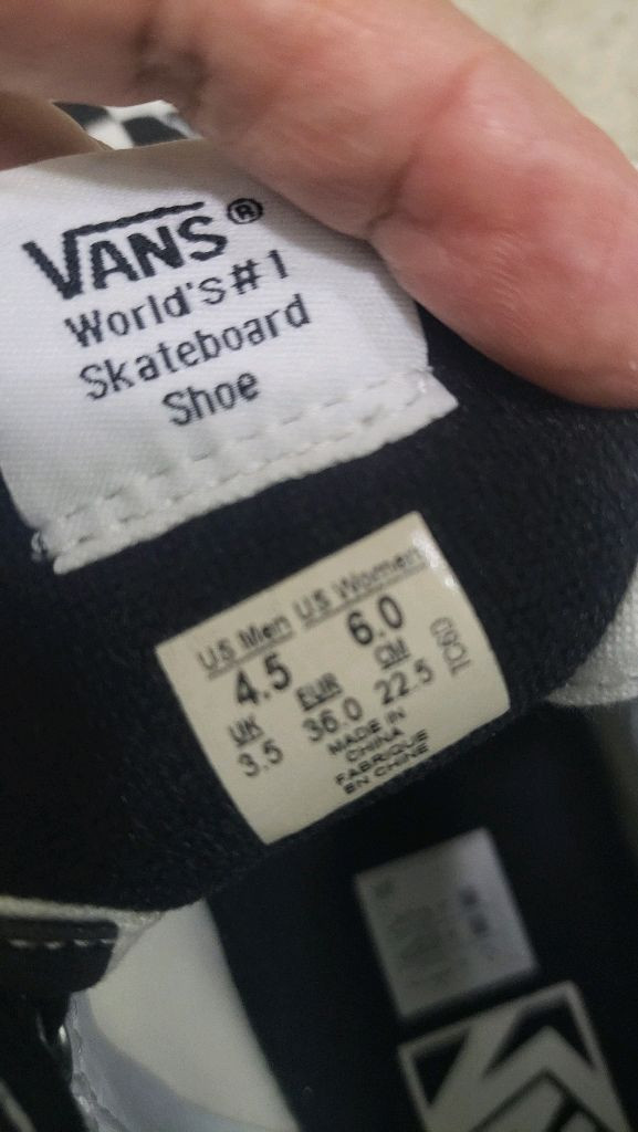 반스 하이탑 키높이 스니커즈 225 이미지