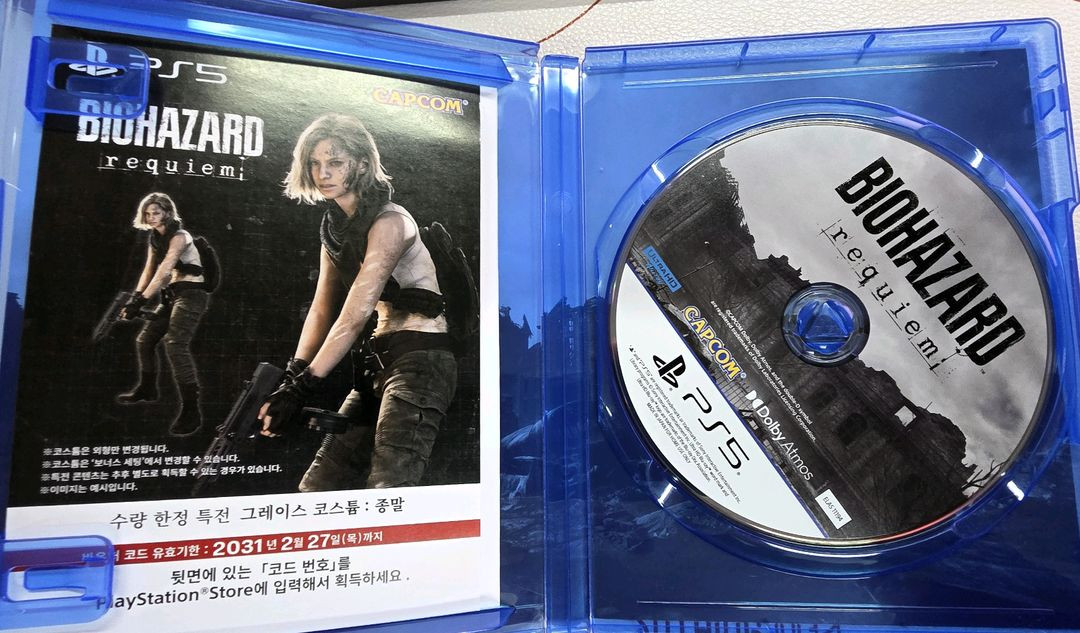 ps5 바이오하자드 레퀴엠 판매합니다. 이미지