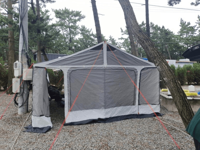 캠핑퍼스트 퍼스트쉘 타프쉘 스킨 + 폴라리스 이너텐트 이미지