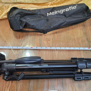 삼각대 메인그라피7500B B 3단 트라이포드 145cm 사진 영상 촬영 이미지
