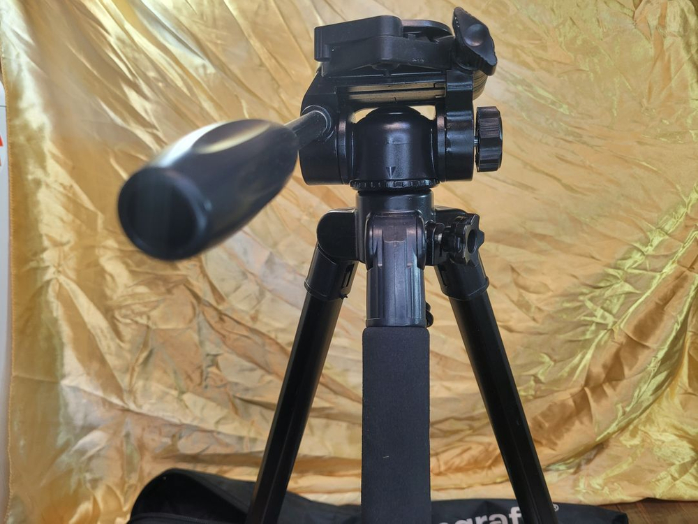 삼각대 메인그라피7500B A 3단 트라이포드 145cm 사진 영상 촬영 이미지