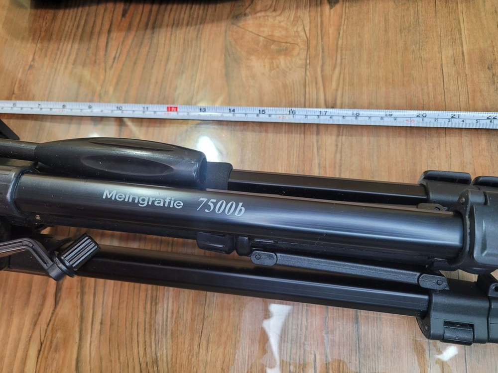 삼각대 메인그라피7500B A 3단 트라이포드 145cm 사진 영상 촬영 이미지
