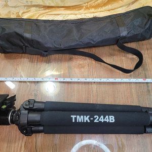 삼각대 TMK-244B B 3단 트라이포드 161cm 사진 영상 촬영 이미지