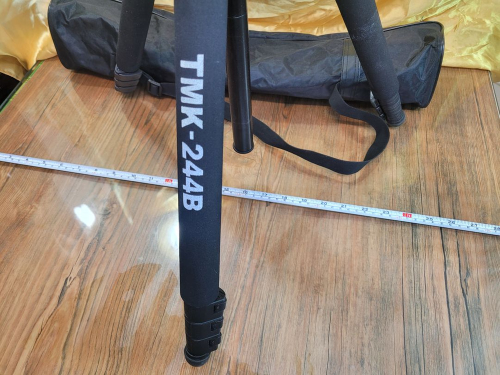삼각대 TMK-244B B 3단 트라이포드 161cm 사진 영상 촬영 이미지