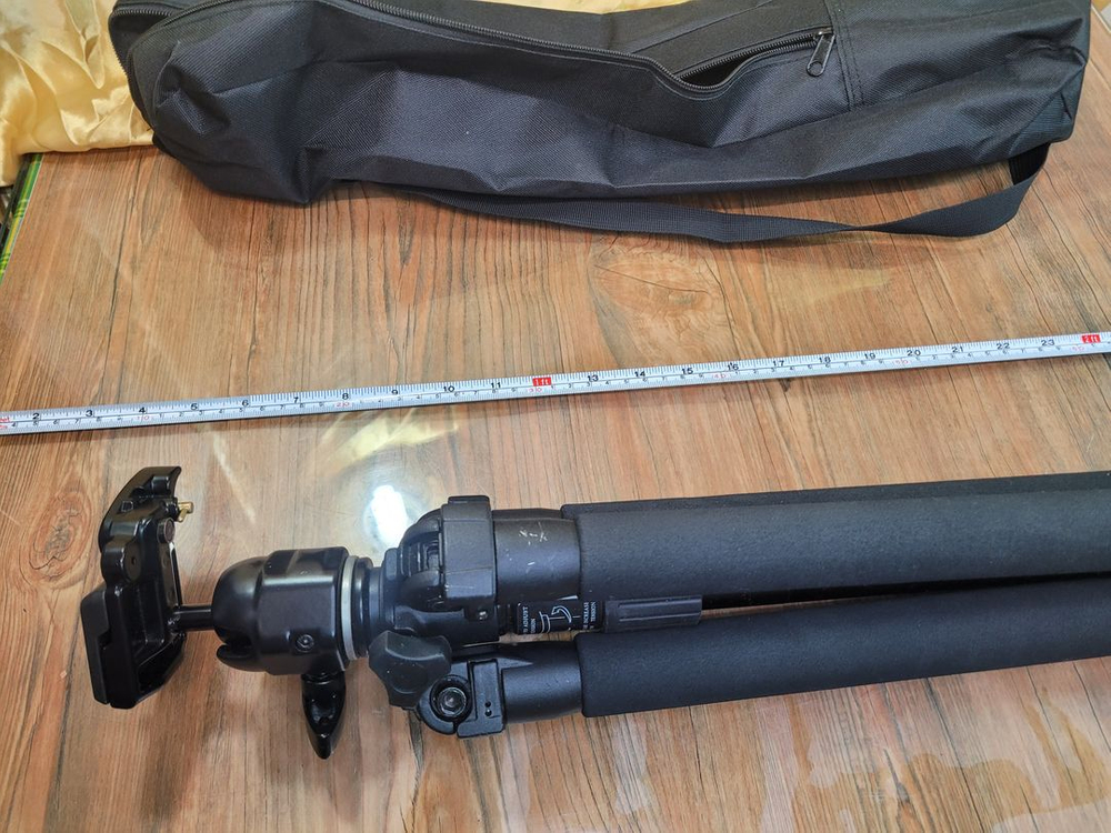 삼각대 메인그라피7500B A 3단 트라이포드 145cm 사진 영상 촬영 이미지