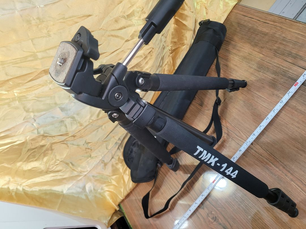 삼각대 TMK-144 3단 트라이포드131cm 사진 영상 촬영 받침대 이미지