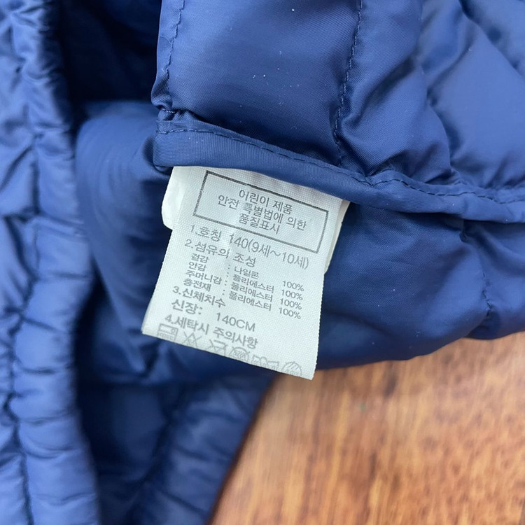 키즈140 노스페이스 티볼 패딩 이미지