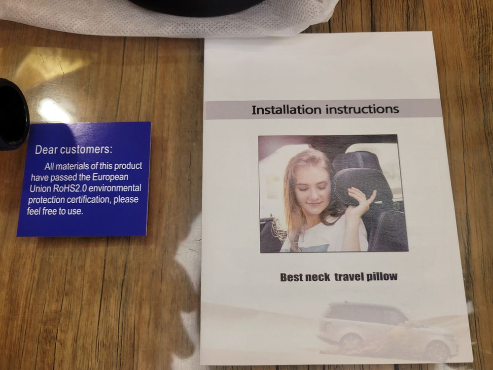 카스토리 차량용 헤드레스트 목쿠션 메모리폼 목보호 수면 이미지