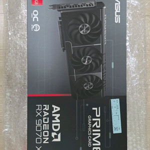 ASUS PRIME 라데온 RX 9070 XT 그래픽카드 이미지