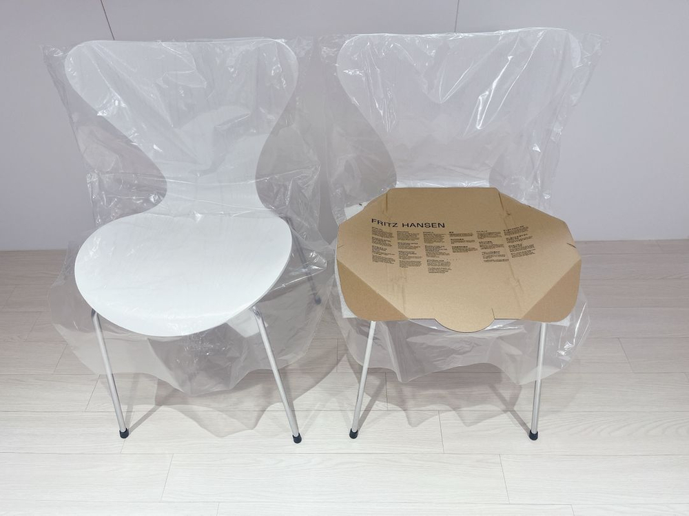 프리츠한센 세븐체어 화이트 2개 새제품 이미지