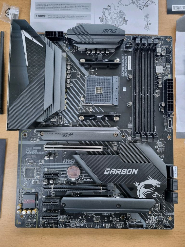 Msi b550 게이밍 카본 wifi 이미지