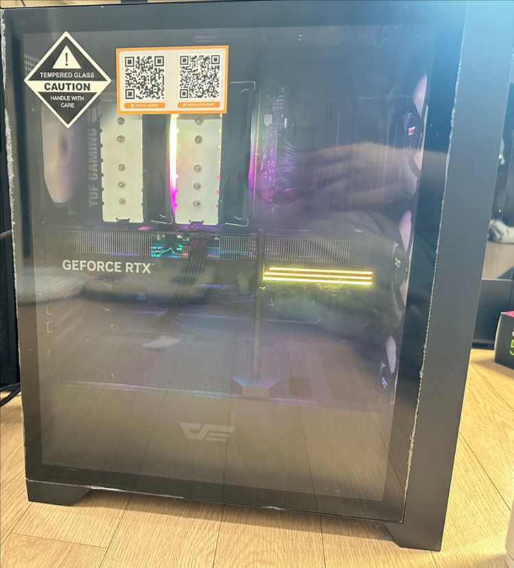 9800X3D, B650EM-E, RTX5070TI, 32GB, 1TB 완본체 팝니다 이미지