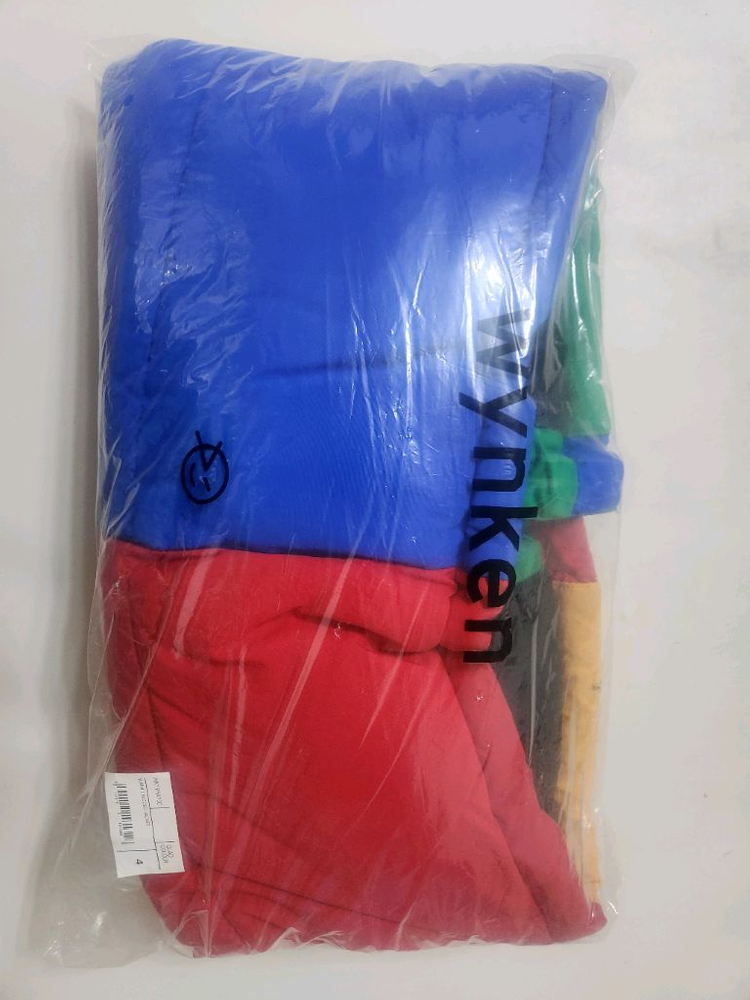 키즈윙켄 컬러블럭후드패딩 4사이즈 이미지