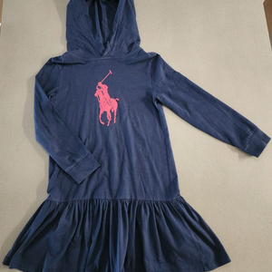 폴로 랄프로렌 키즈 후드 원피스 6X/6A 이미지