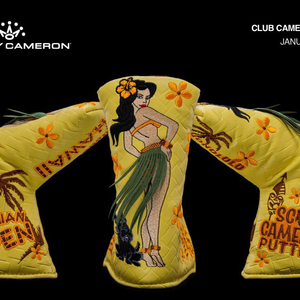 스카티카메론 2022 하와이안 오픈 빈티지 오아시스 훌라걸 퍼터커버 이미지