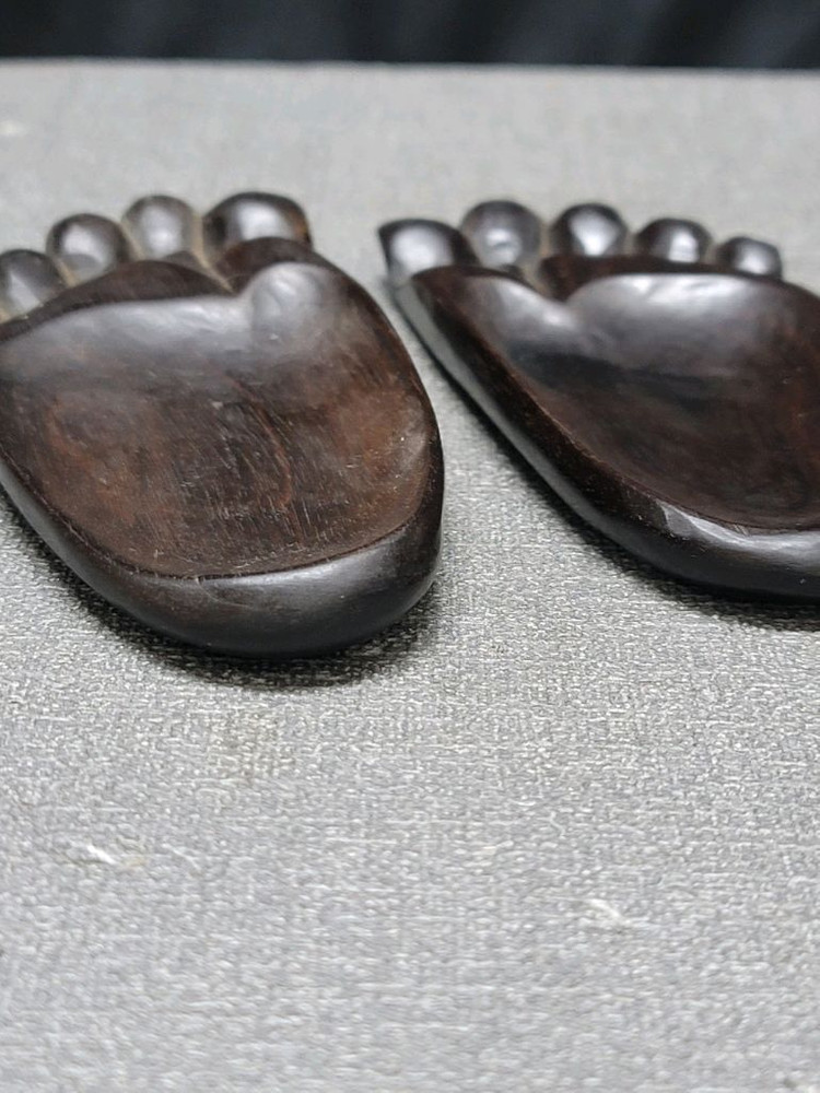 흑단 발바닥 받침대 2점 이미지