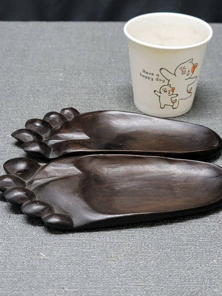 흑단 발바닥 받침대 2점 이미지