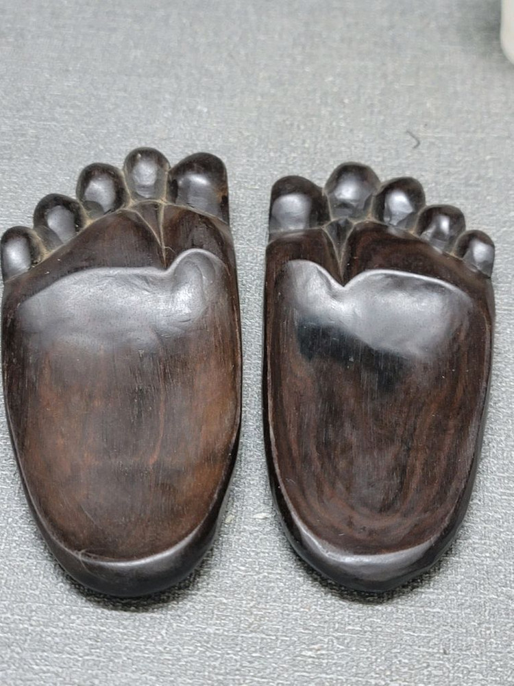 흑단 발바닥 받침대 2점 이미지