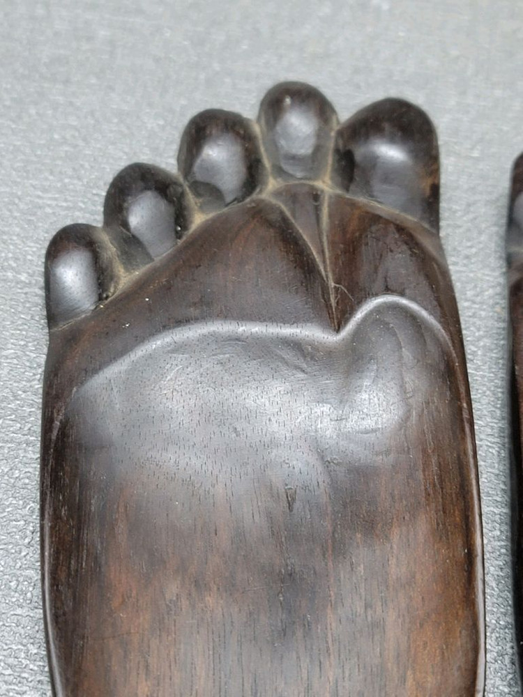 흑단 발바닥 받침대 2점 이미지